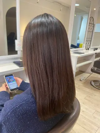 ミディアム 波川 幸功のヘアスタイル