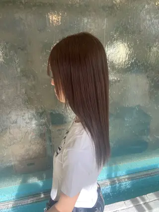 ロング カラー 小田部 愛のヘアスタイル