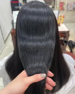 ミディアム カラー パーマ ヘアアレンジ メンズ キッズ マツエク・マツパ sara 荒井店のヘアスタイル