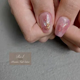 ネイル モチの良さ◉ フィルインネイル♡のネイルデザイン