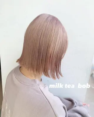 ショート カラー レイヤー専門家 ダブルカラー修のヘアスタイル
