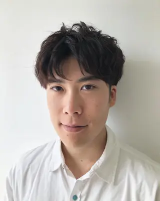 ショート パーマ メンズ ニュアンスカラー🫧 加納のヘアスタイル