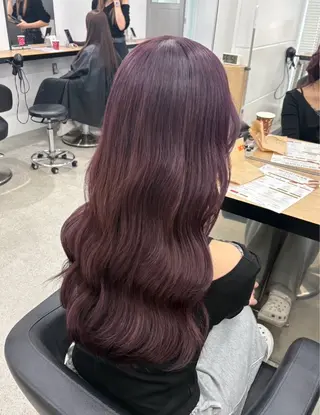 ロング miku/ラベンダー 透明感カラー🪻❤︎のヘアスタイル
