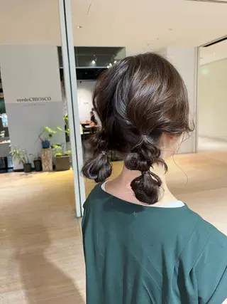 ミディアム ヘアアレンジ マンツーマン/ボブ ショート/マユコのヘアスタイル