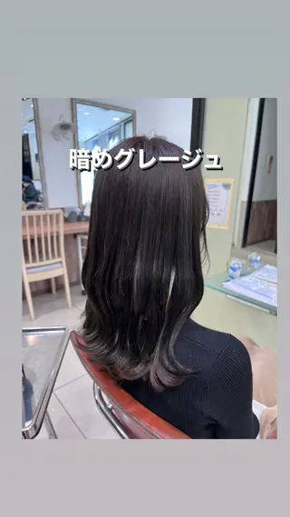 セミロング カラー GranCieux 水戸/まつパ🧡黒柳のマツエク・マツパデザイン