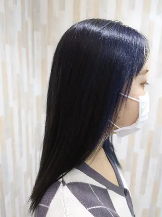 セミロング earth平塚店 間瀬亜紗里のヘアスタイル