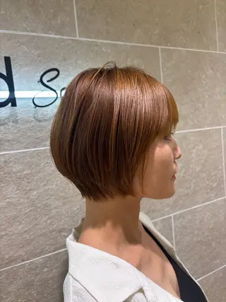 ショート 暖色/表参道/ ボブカット/ゆきのヘアスタイル