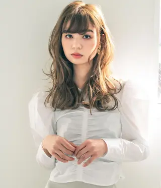 セミロング 石畑結華 Lond店長のヘアスタイル
