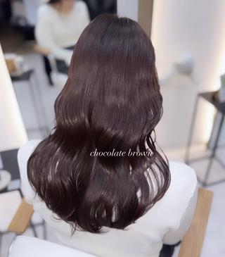 ロング カラー 艶髪・透明感カラー・ 韓国ヘア・Yuriのヘアスタイル