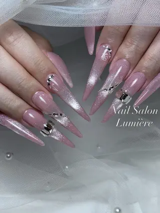 ネイル Lumière｜ ロング｜ワンホンのネイルデザイン
