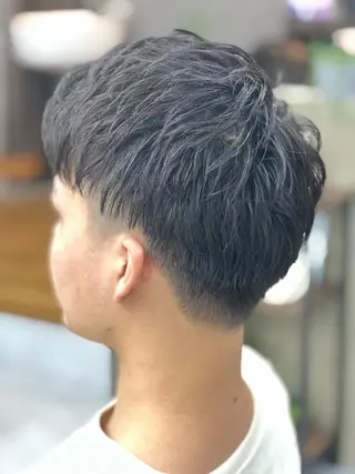 ショート メンズ THE PARK キシオカのヘアスタイル