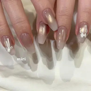 ネイル きれいめネイル⌇新宿 代々木⌇スパのネイルデザイン