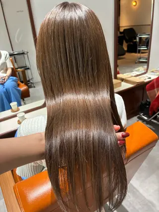 セミロング カラー ヘアアレンジ 💟Opus/ Mizuki🐕💟のヘアスタイル