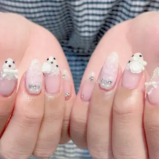 ネイル 🩰ミキ/韓国♡ 大人girlyネイルのネイルデザイン