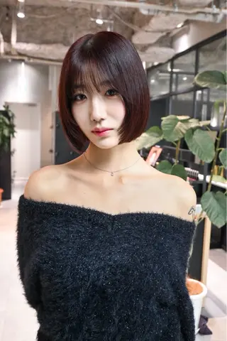 ミディアム TAKUMI 縮毛/ボブ特化のヘアスタイル