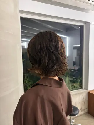 ミディアム パーマ yuna 🌻のヘアスタイル