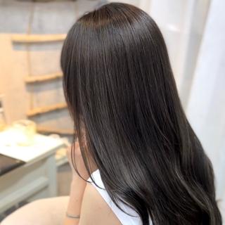 ロング カラー カラー🎨縮毛矯正 🍁なのはのヘアスタイル