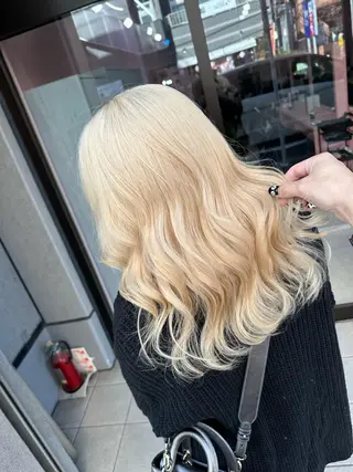 ロング カラー 町田ブリーチ特化 MANATOのヘアスタイル
