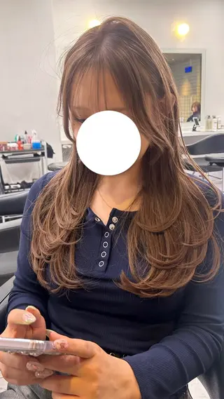 ロング 🤍透明感/韓国風/ レイヤー/優大🤍のヘアスタイル