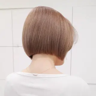 ショート 🎀可愛いボブ🎀 cashel天文館のヘアスタイル