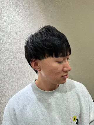 メンズ 縮毛矯正 ボブめショートあすまのヘアスタイル