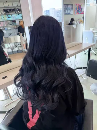 ロング 似合わせカット/ デザインカラー🦄のヘアスタイル