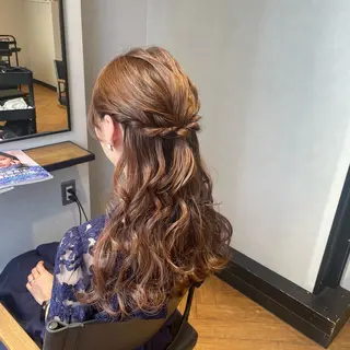 ロング ヘアアレンジ Rena/韓国 /ワンホンヘアのヘアスタイル
