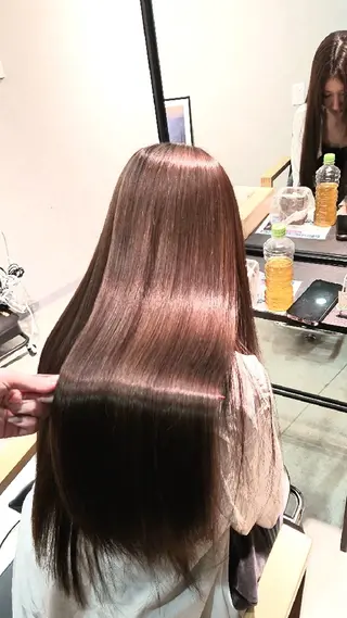 セミロング 髪質改善/白髪ぼかし SHIONのヘアスタイル