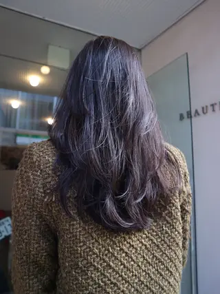 ミディアム カラー 🍊mai🍊 似合わせスタイル🌿のヘアスタイル