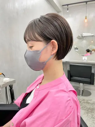 ショート カラー 華 /ショート/ボブのヘアスタイル