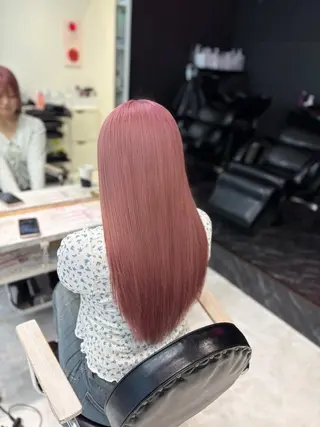 ロング カラー 色落ち綺麗🩰ハイ トーン🎀RINKAのヘアスタイル