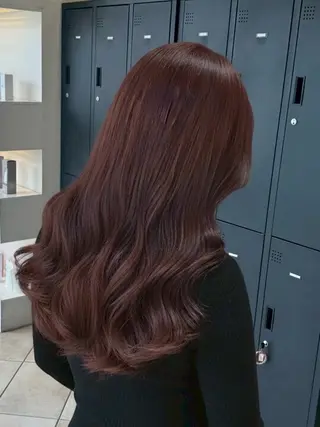 ロング 淵野辺カラーモデル 募集🌼畔上のヘアスタイル