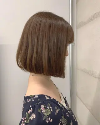 カラー 透明感カラー✂︎ /縮毛矯正/YUKAのヘアスタイル