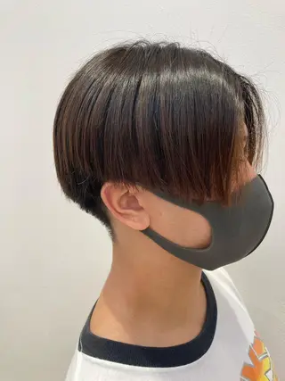 ショート メンズ 佐藤 睦月のヘアスタイル