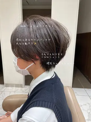 ショート レイヤー🍒ウルフ 🤎店長anju🪽のヘアスタイル