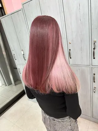 ロング カラー ブリーチ特化🌈 MANATOのヘアスタイル