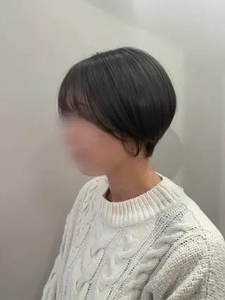 ショート 骨格/顔型/パーソナ ルカラー診断/中野のヘアスタイル