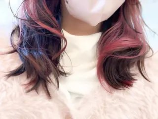 ミディアム 加藤 彩のヘアスタイル