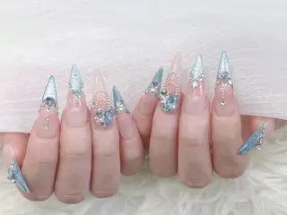 ネイル MoMoA Nail ネイル長さ出し専門店のネイルデザイン