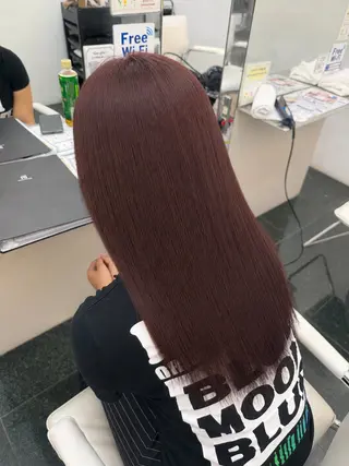 ロング 透明感カラー💎 岩崎美優のヘアスタイル