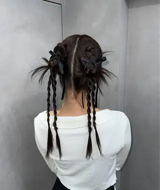 ヘアアレンジ レイヤーカット/ レイヤーボブのヘアスタイル