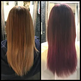 ロング カラー 💜Rebre** Mayu💜のヘアスタイル