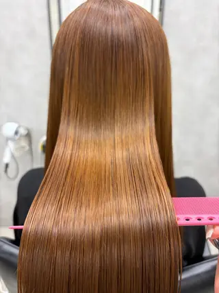 ロング カラー すぐ巻ける縮毛矯正 🍀勝倉　麗のヘアスタイル