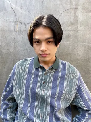 ショート カラー パーマ ヘアアレンジ メンズ くびれレイヤー/艶 カラー　MADOKAのヘアスタイル