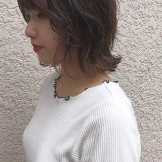 ミディアム yajima Moemiのヘアスタイル