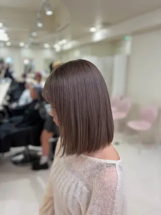 カラー ベージュ・ラベンダー カラー🎀りりのヘアスタイル