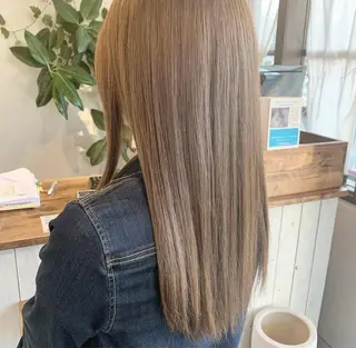 ロング カラー 松村 あいのヘアスタイル