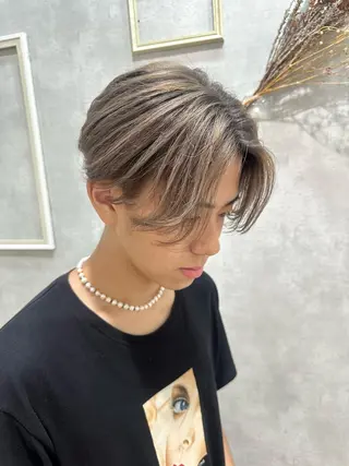 ショート カラー メンズ ROSEL末吉 海渡のヘアスタイル