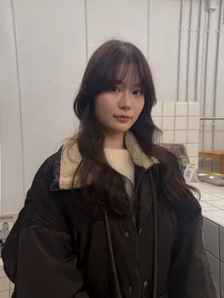 ロング カラー 関 京磨のヘアスタイル