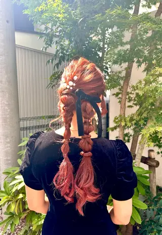 ヘアアレンジ Amelie あみのマツエク・マツパデザイン